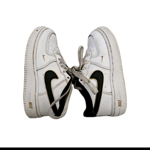 NikeForce 1 LV8 TD 'Metallic Swoosh Pack - White'Favorite - Picture 7 of 11